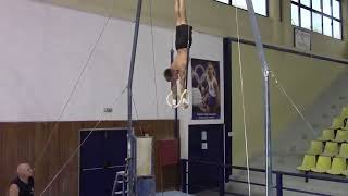 Still Rings High Inlocate into Handstand