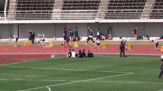 20160429群馬県高校総体中北毛地区オープン男子200m1組