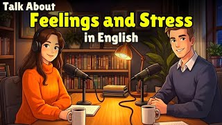 How to Talk About Feelings &amp; Stress in English | Real Conversation Practice