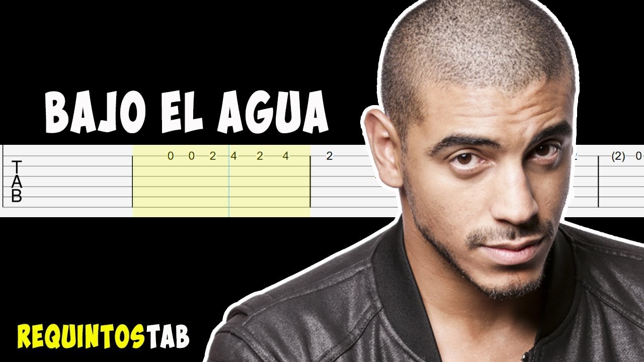 Cómo tocar AGUA de J BALVIN (Bob Esponja al Rescate) en Guitarra (Tutorial  + Tablatura PDF GRATIS) ⋆ Music Tutorials