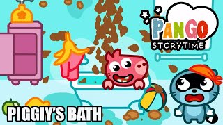 Pango Kids Time learning games - ⭐Join Pango's cleanup and Piggy's bath time + 15 activities⭐ screenshot 4