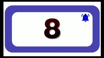 8 Seconds Countdown Timer With Sound Effect COLOR 4K   HD   1080