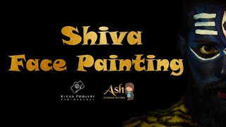 Shiva Face Painting