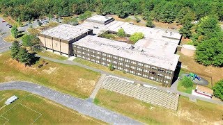 DJI Inspire 1 Drone around Bishop Walsh School in Cumberland, Maryland 4k