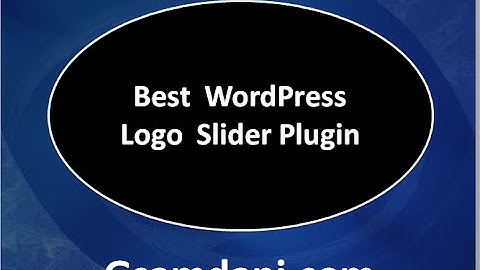 Best WP Logo Slider Plugin - GSAmdani.com
