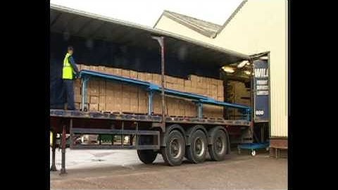 High-rise Expressway: Gravity roller unloading conveyor. OCON