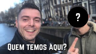 Tive uma visita em Amsterdão
