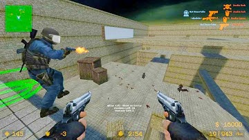 Counter Strike Source - Zombie Horde Mod Online Gameplay on Ancient Fod Remake map