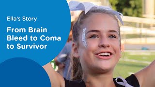 Ellas Story From Brain Bleed To Coma To Survivor