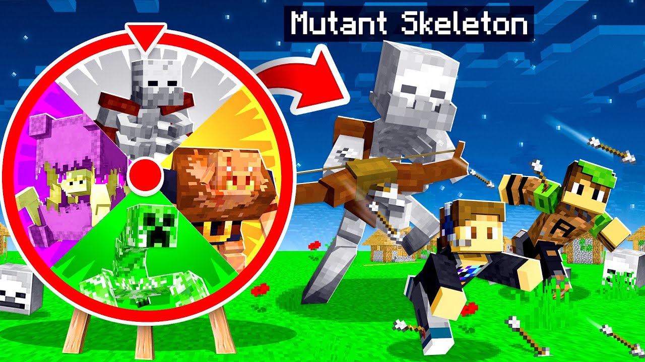 КОЛЕСО РЕШАЕТ, КАКИМ МУТАНТОМ-МОБОМ Я ТРОЛЛЮ СВОИХ ДРУЗЕЙ