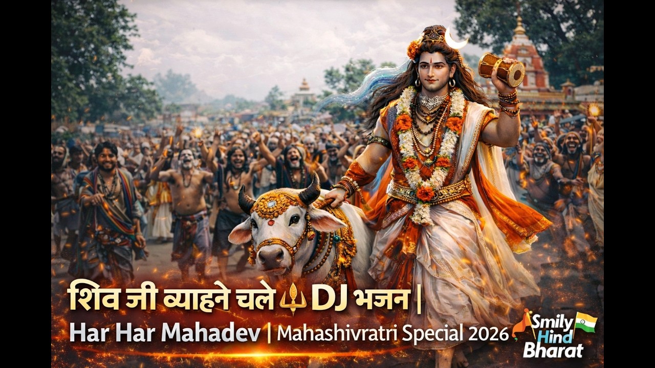 शिव जी ब्याहने चले 🔱 DJ भजन 2026 | Mahashivratri Special Song | Shiv Baraat | #mahashivratri #shiv