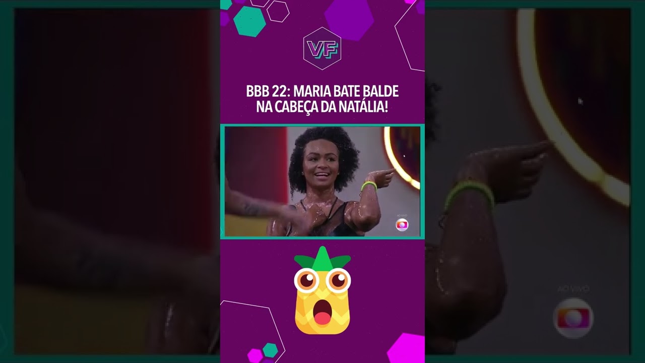 BBB 22: MARIA BATE COM BALDE NA NATALIA DURANTE JOGO DA DISCÓRDIA! #Shorts  | Virou Festa - YouTube