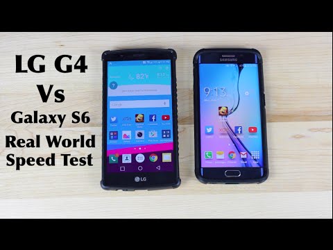 LG G4 vs Galaxy S6 Speed Test Real World Use