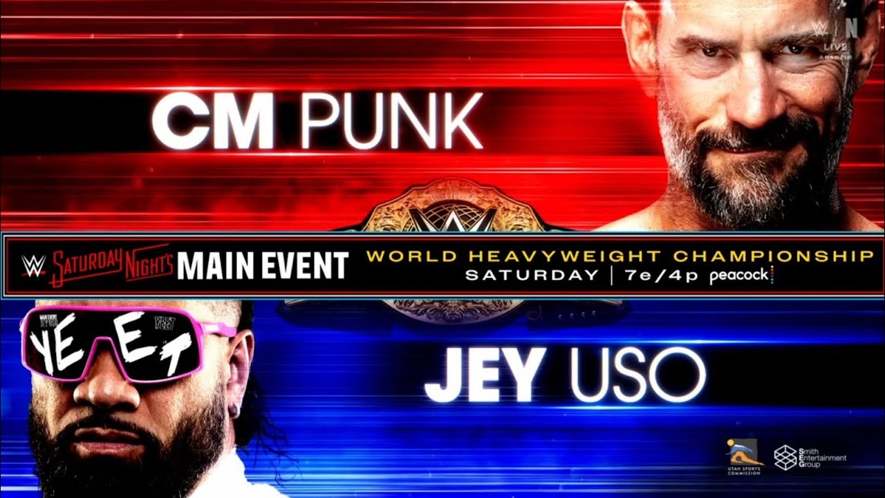 Главное событие субботнего вечера WWE 41 — Официальный матч-карта HD