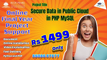 #secure #data in #public #cloud #encryption #decryption #finalyearproject in #php #madurai #itjob