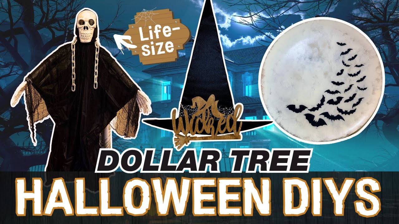 Big, Bold & Spooky! 6 NEW Statement Halloween Dollar Tree DIYS to Haunt Your Home 🎃👻