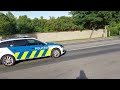 Eesti politsei auto alarmsõidus / Estonia police car responding