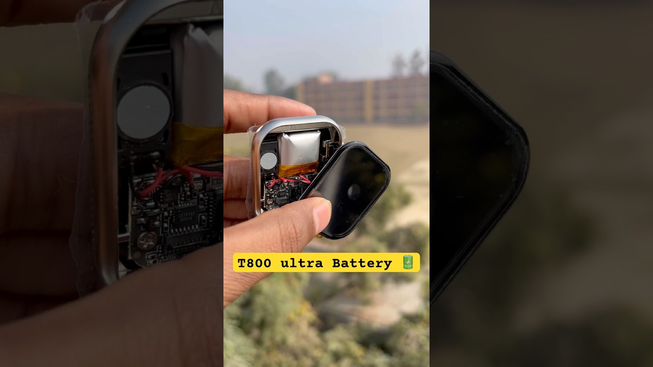 T800 ultra smart watch battery l Repair kare smart watch ko 
