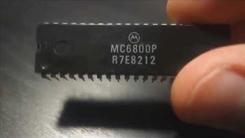 Motorola 68000 EEL 3801