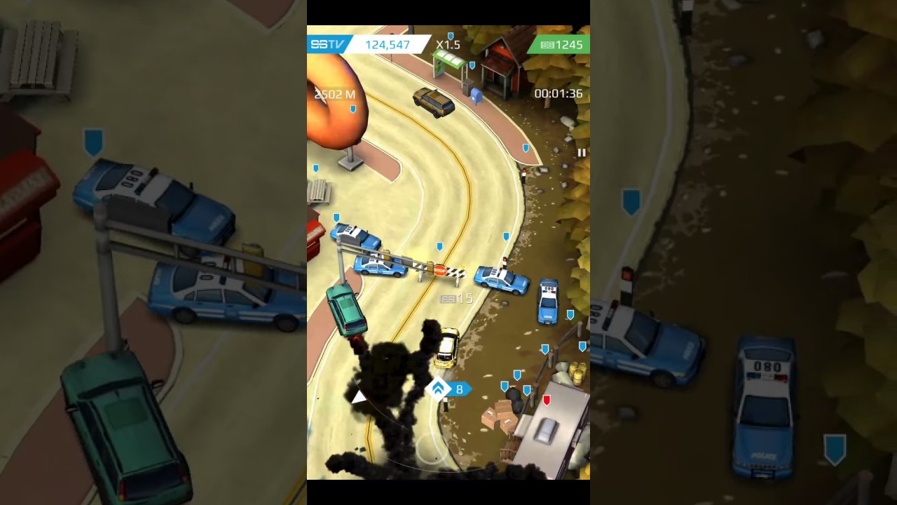 SMASHING INTO COPS!!! Smash Bandits Racing [1] YouTube