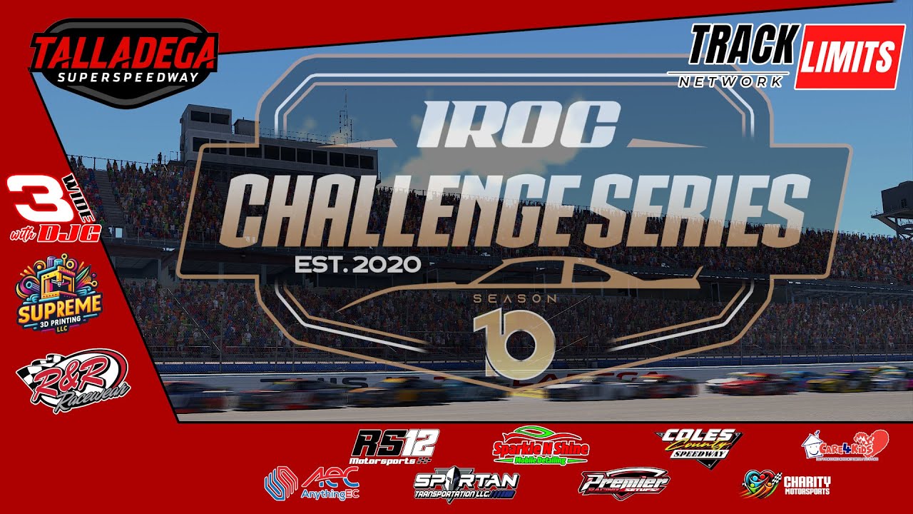 IROC Challenge Series | The 3Wide with DJG 225 | Talladega