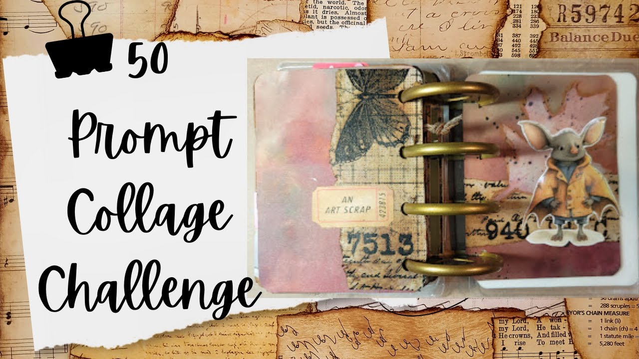 Margarete Miller 50 Prompt Challenge #collage - YouTube