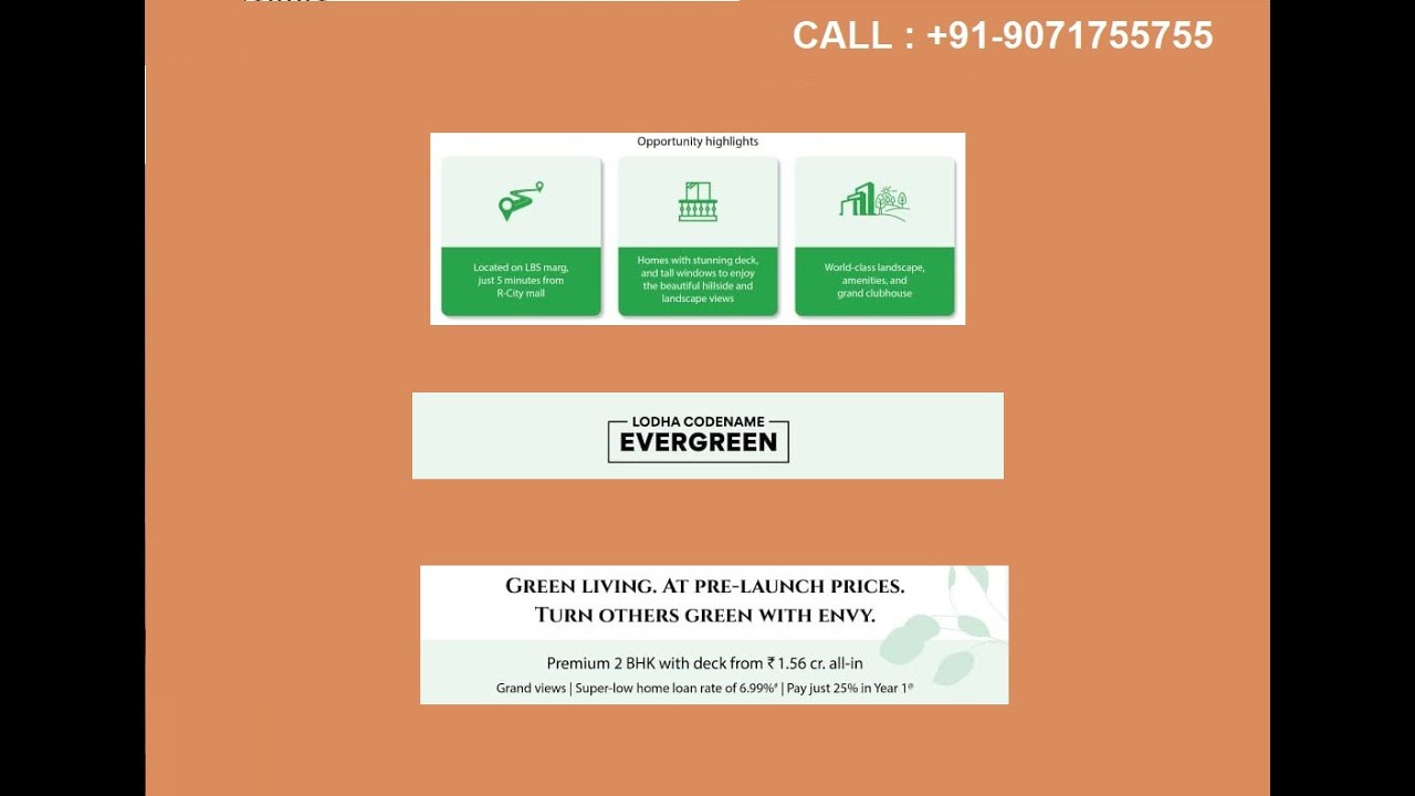 Lodha Codename Evergreen at LBS Marg Vikhroli