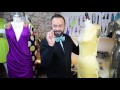 Draping A Couture Wrap Dress