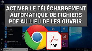 Pourquoi PDF s'ouvre avec Chrome ?