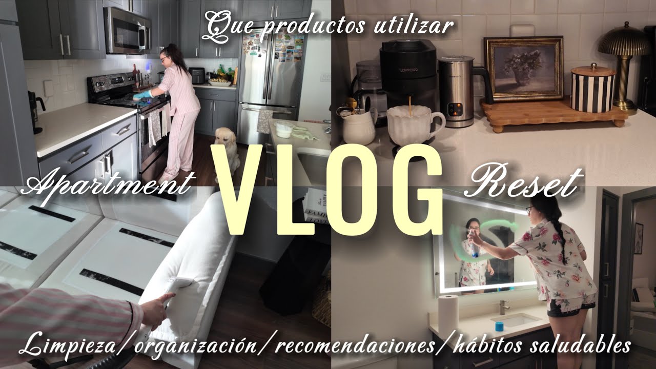 VLOG/ Limpiando mi apartamento🧼días productivos/poniendo orden🧺🫧 #cleaning #reset #motivation 