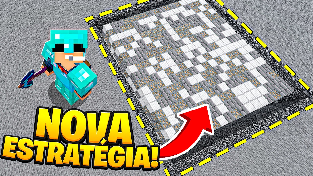 ⭐Minecraft : Nova mina e nova estratégia!!