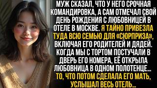 видео: Муж был с другой женщиной в отеле — я собрала там всю семью, и скандал его мамы запомнил весь город… картинка: Муж был с другой женщиной в отеле — я собрала там всю семью, и скандал его мамы запомнил весь город…
