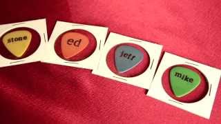 Set of four PEARL JAM No Code Era Guitar Picks review. HD eddie vedder