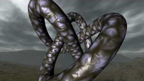 Torus Knot with GLslang Bump Mapping