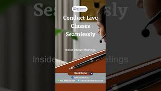With AtLearn Meetings, you can conduct classes directly from your LMS platform. #onlinemeetings