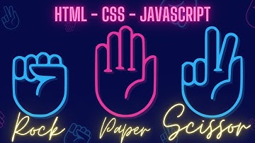 Rock paper scissors game using HTML CSS and JAVASCRIPT | Mini project using javascript