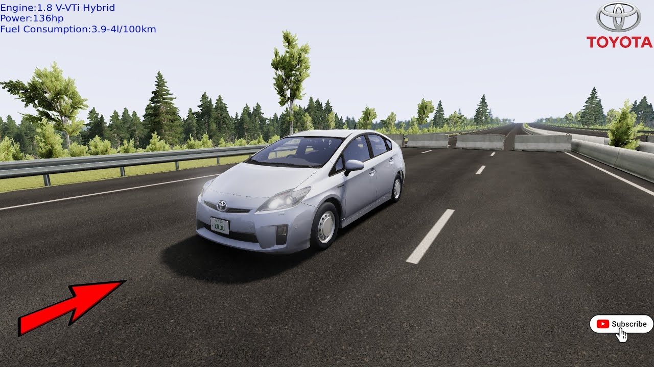 BeamNG Drive- Toyota Prius 2011