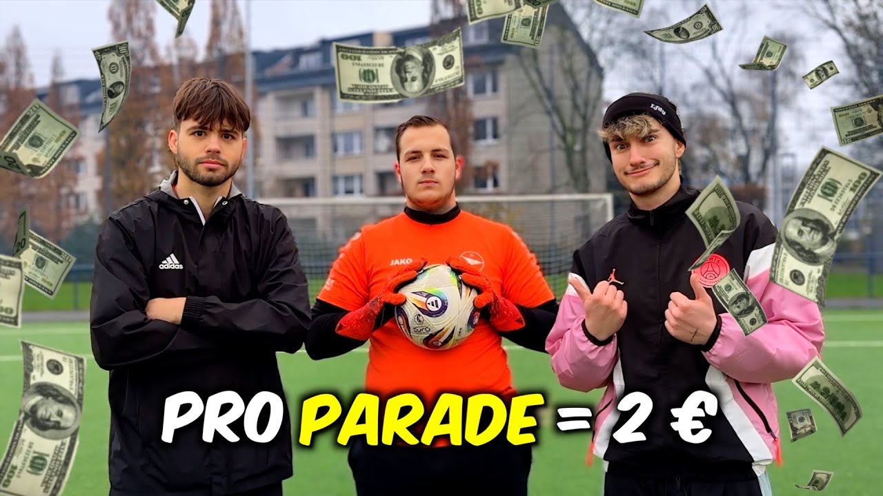 JEDE PARADE = 2€! FUßBALL CHALLENGE