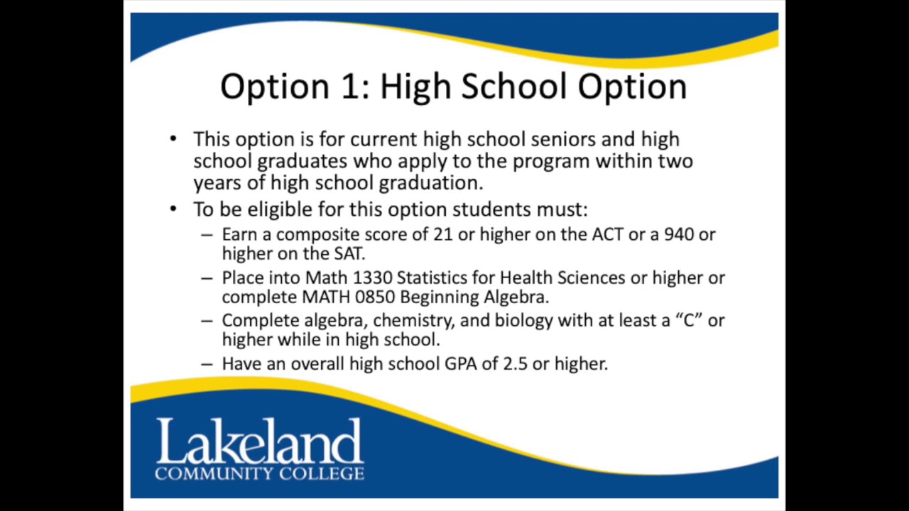 Lakeland Community College's Histotechnology Program Admission Requirements