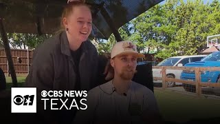 Injured Fort Worth firefighter Caleb Halvorson, premature son recover at home