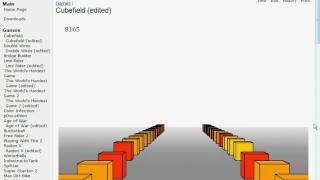 Cubefield Glitch (ZacharyLiu.com)