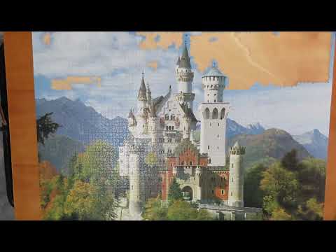 #Neuschwanstein 5000 Pieces  Jigsaw Puzzle (only sky) Timelapse and review #Ravensburger