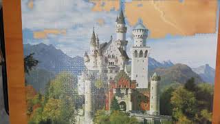 #Neuschwanstein 5000 Pieces  Jigsaw Puzzle (only sky) Timelapse and review #Ravensburger screenshot 4