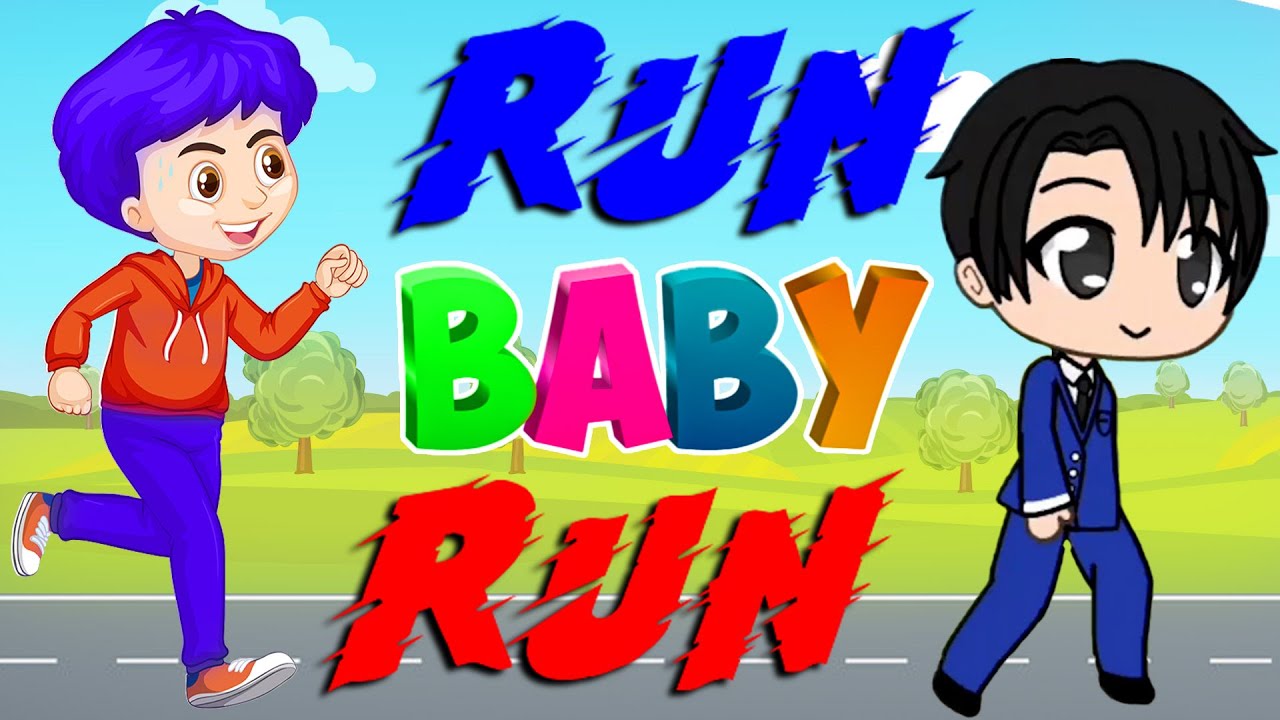 Run baby Run new rhymes far kids. nursery rhymes. kids songs peace in