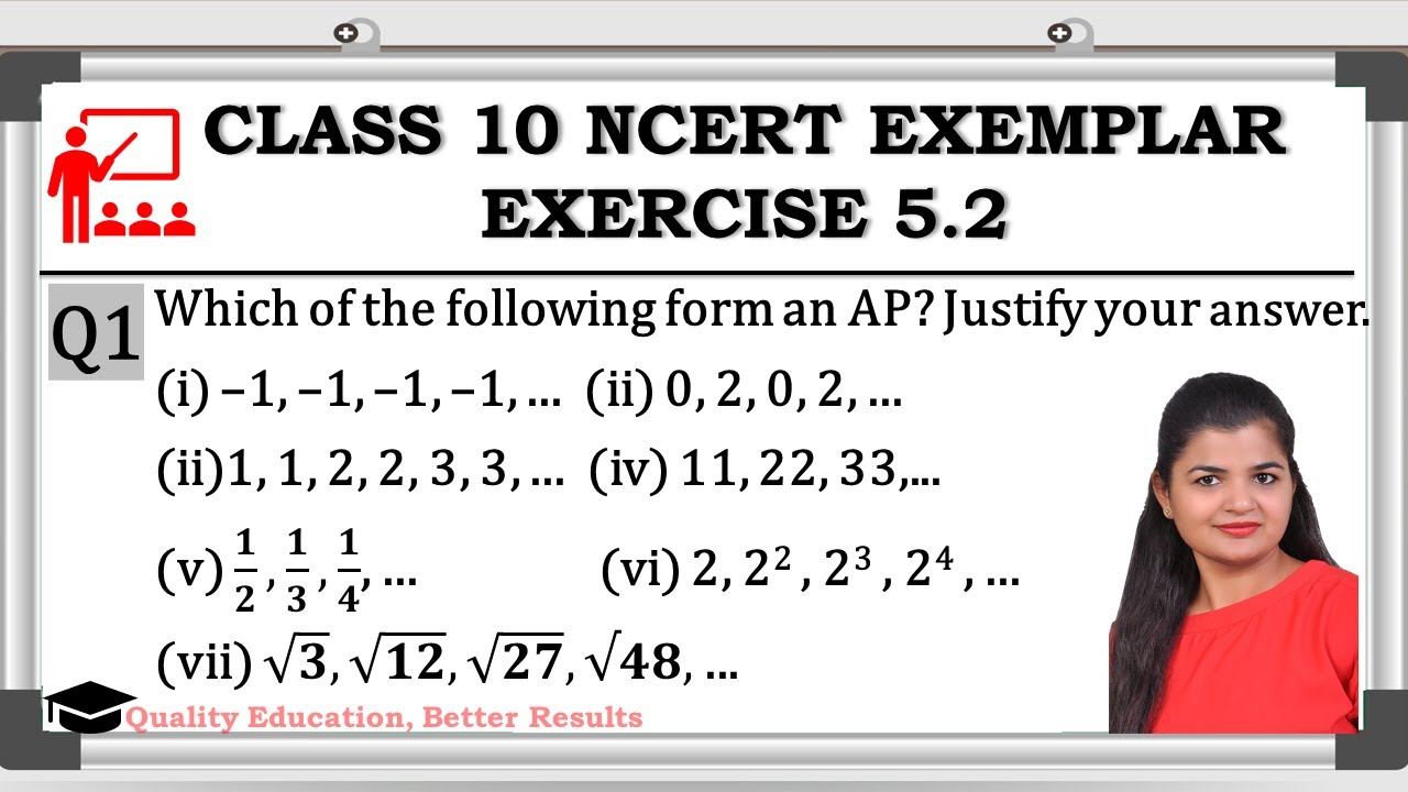Exemplar Class 10 Ex 5.2 ( Q1 ) Chapter 5 Arithmetic Progressions NCERT ...