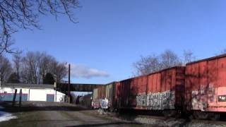 CSX Q398 in Hi Def at Shenandoah Junction,WV on 1/7/14