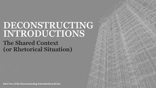 The Shared Context