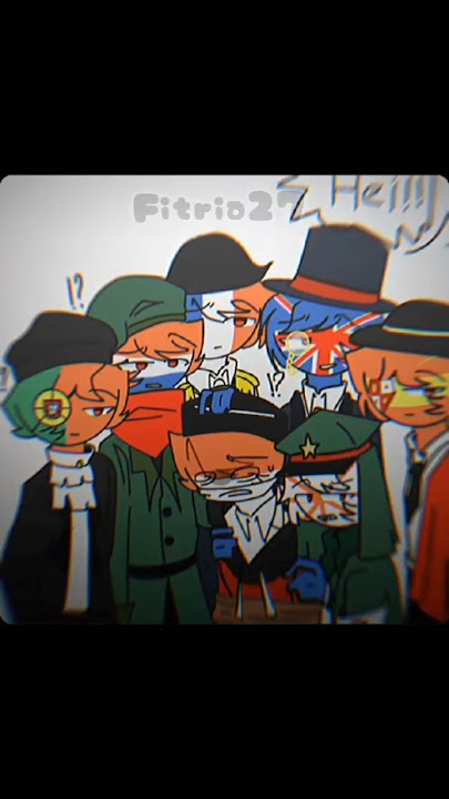 penjajah:'fuul senyum' part 2 #capcut #countryhumans #ibispaint #indonesia #request #penjajahan