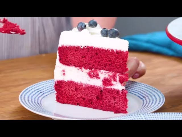 Red Velvet Ice-Cream Cake | - YouTube