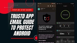 Trustd app email step-by-step guide for Android screenshot 1